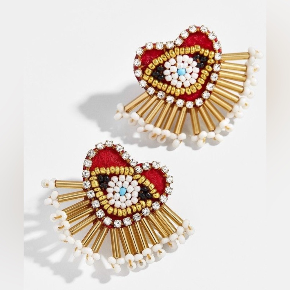 BaubleBar Anya Evil Eye Beaded Earrings